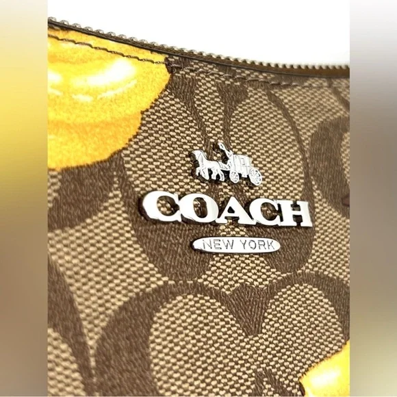 COACH Banana Brown Nolita In Signature Print - Picture 10 of 10